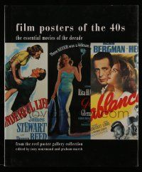 5h302 FILM POSTERS OF THE 40s hardcover book '02 The Essential Movies of the Decade, color images!