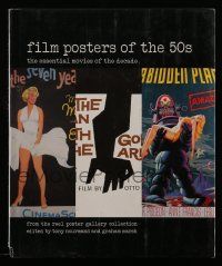 5h303 FILM POSTERS OF THE 50s hardcover book '01 The Essential Movies of the Decade, color images!