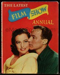 5h256 FILM SHOW ANNUAL English hardcover book '55 with full-page full-color movie star portraits!