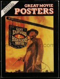 5h318 GREAT MOVIE POSTERS hardcover book '82 full-page full-color artwork images!