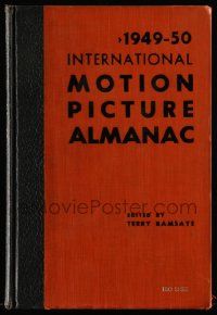 5h233 INTERNATIONAL MOTION PICTURE ALMANAC hardcover book '50 filled with movie information!
