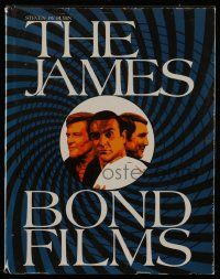 5h339 JAMES BOND FILMS hardcover book '81 A Behind the Scenes History with many illustrations!