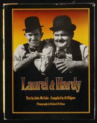 5h345 LAUREL & HARDY hardcover book '75 an illustrated biography of the famous comic actors!