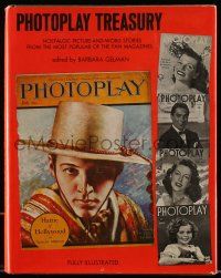 5h370 PHOTOPLAY TREASURY hardcover book '72 loaded with cool illustrated magazine articles!
