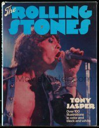 5h385 ROLLING STONES English hardcover book '76 over 100 illustrations, many in color!