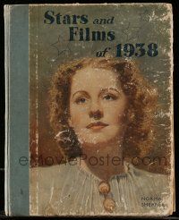 5h395 STARS & FILMS English hardcover book '38 filled with many movie photos & information!