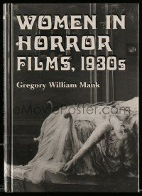5h405 WOMEN IN HORROR FILMS 1930S hardcover book '99 an illustrated history of scary movies!
