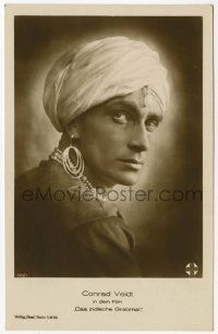 5h097 INDIAN TOMB German Ross postcard '21 great portrait of Conrad Veidt, written by Fritz Lang!
