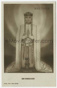 5h049 DIE NIBELUNGEN 672/6 German Ross postcard '24 Margarete Schon as Princess Kriemhild praying!