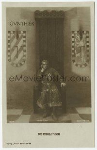 5h050 DIE NIBELUNGEN 672/7 German Ross postcard '24 Theodor Loos as King Gunther von Burgund!