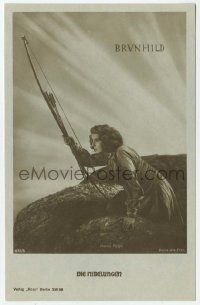 5h051 DIE NIBELUNGEN 672/8 German Ross postcard '24 Hanna Ralph as Queen Brunhilde of Isenland!