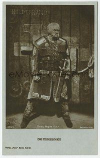 5h069 DIE NIBELUNGEN 676/3 German Ross postcard '24 Georg August Koch as Sword Master Hildebrandt!