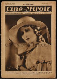 5h140 CINE-MIROIR French magazine October 3, 1930 back cover & story on Lang's Woman in the Moon!