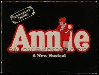 5h427 ANNIE anniversary edition stage play souvenir program book '80s top comic strip on Broadway!