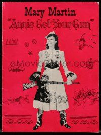 5h429 ANNIE GET YOUR GUN stage play souvenir program book '46 Mary Martin stars on Broadway!