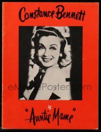 5h435 AUNTIE MAME stage play souvenir program book '59 Constance Bennett in the title role!