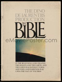 5h443 BIBLE souvenir program book '67 La Bibbia, Huston as Noah, Boyd as Nimrod, Gardner as Sarah!
