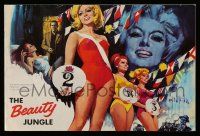 5h479 CONTEST GIRL English souvenir program book '66 art of sexy Janette Scott, The Beauty Jungle!