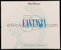 5h510 FANTASIA souvenir program book R90 Disney classic 50th anniversary commemorative edition!