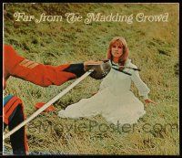 5h512 FAR FROM THE MADDING CROWD souvenir program book '68 Julie Christie, Stamp, John Schlesinger