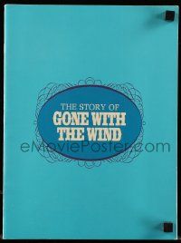 5h534 GONE WITH THE WIND souvenir program book R67 the story behind the most classic movie!