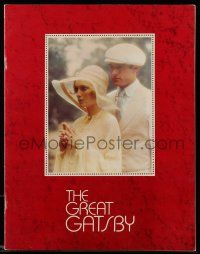 5h540 GREAT GATSBY souvenir program book '74 Robert Redford, Mia Farrow, F. Scott Fitzgerald