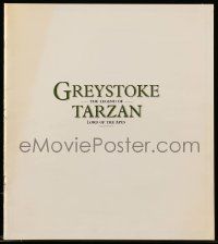 5h545 GREYSTOKE souvenir program book '83 Christopher Lambert as Tarzan, Lord of the Apes!