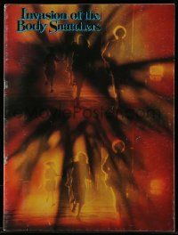 5h569 INVASION OF THE BODY SNATCHERS souvenir program book '78 Kaufman classic sci-fi remake!