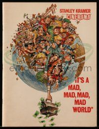 5h572 IT'S A MAD, MAD, MAD, MAD WORLD Cinerama souvenir program book '64 great art by Jack Davis!