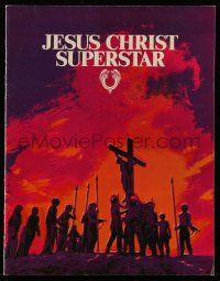 5h574 JESUS CHRIST SUPERSTAR souvenir program book '73 Andrew Lloyd Webber religious musical!