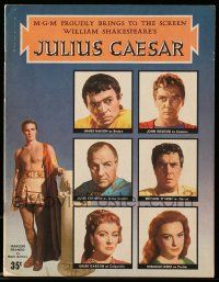 5h577 JULIUS CAESAR souvenir program book '53 Marlon Brando, James Mason, Garson, Shakespeare!
