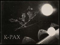 5h586 K-PAX souvenir program book '01 Kevin Spacey, psychiatrist Jeff Bridges, cool sci-fi!
