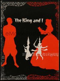 5h580 KING & I stage play souvenir program book '63 Rodgers & Hammmerstein musical!
