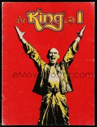 5h581 KING & I stage play souvenir program book '84 Yul Brynner on Broadway, Rodgers & Hammerstein!