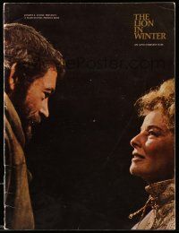 5h595 LION IN WINTER souvenir program book '68 Katharine Hepburn, Peter O'Toole as Henry II!