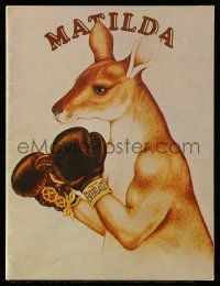5h612 MATILDA souvenir program book '78 Elliott Gould, wacky boxing kangaroo images!