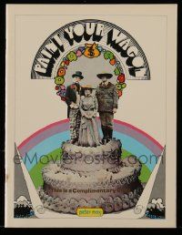 5h636 PAINT YOUR WAGON souvenir program book '69 cool Peter Max artwork on front & back covers!