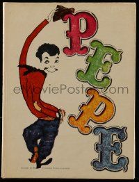 5h639 PEPE hardcover souvenir program book '60 art of Cantinflas, plus many images from the movie!