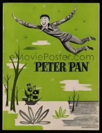 5h640 PETER PAN stage play souvenir program book '51 Veronica Lake in the title role!