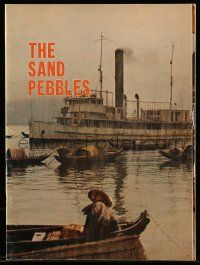 5h670 SAND PEBBLES souvenir program book '67 Navy sailor McQueen & Candice Bergen, Robert Wise