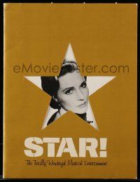 5h700 STAR roadshow souvenir program book '68 Julie Andrews as Gertrude Lawrence, Robert Wise, rare!