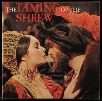 5h715 TAMING OF THE SHREW souvenir program book '67 Elizabeth Taylor, Richard Burton, Zeffirelli!