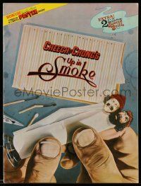 5h736 UP IN SMOKE souvenir program book '78 Cheech & Chong marijuana classic + two 8x10 stills!