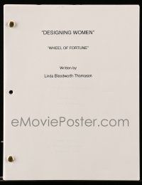 5h774 DESIGNING WOMEN TV script copy '00s you can see exactly how the original script was written!