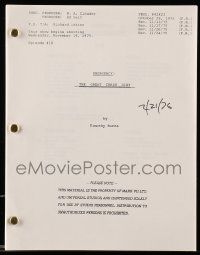 5h780 EMERGENCY TV script copy '00s you can see exactly how the original script was written!