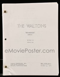 5h839 WALTONS TV script copy '00s you can see exactly how the original script was written!