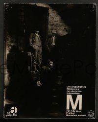 5h134 M 3 German still R60s Fritz Lang classic, creepy child murderer Peter Lorre, great scenes!