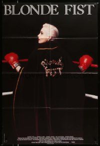 5j130 BLONDE FIST int'l 1sh '91 Carroll Baker, cool image of sexiest Margi Clarke in boxing ring!