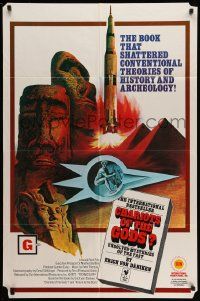 5j208 CHARIOTS OF THE GODS 1sh '72 supernatural unsolved mysteries of the past!