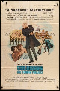 5j234 COLOSSUS: THE FORBIN PROJECT 1sh '70 the day man built himself out of existence!